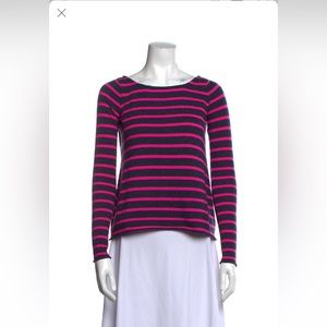 Autumn Cashmere - 100% cashmere stripped sweater - xs